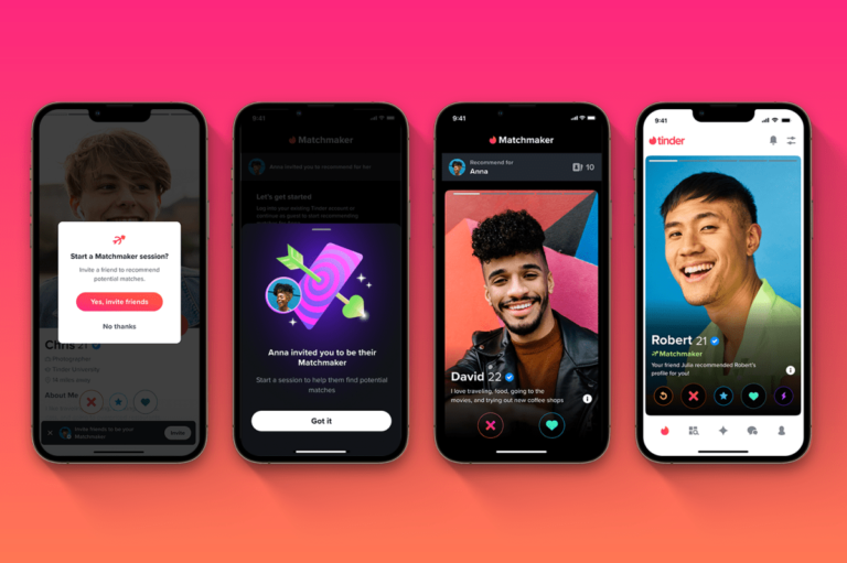 Tinder's app gets more social by letting friends play matchmaker