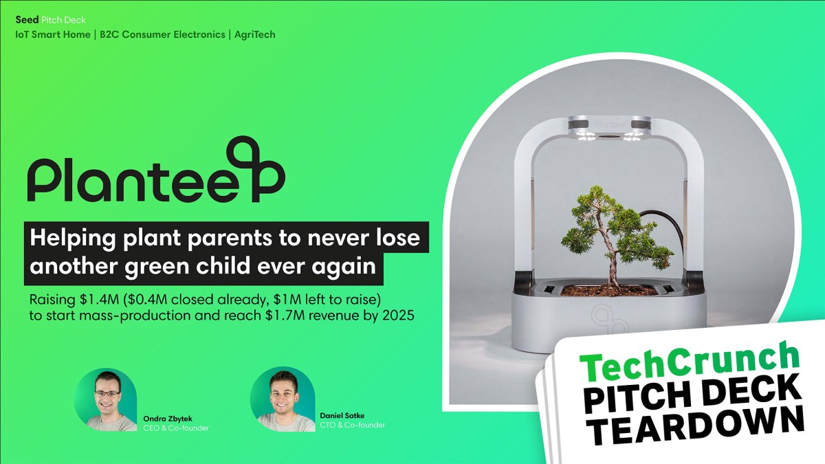 Pitch Deck Teardown: Plantee Innovations' $1.4M seed deck | TechCrunch