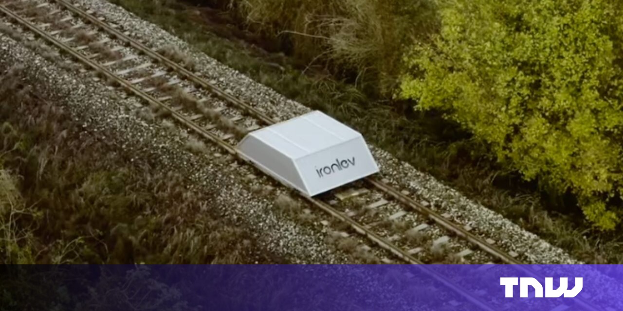 The first test of magnetic levitation on an existing train track